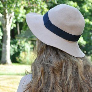 Tan Wool Felt Hat